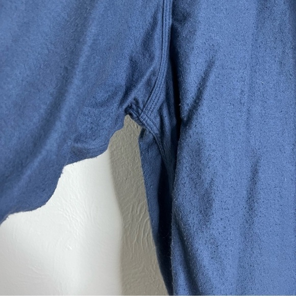 Woolrich Men's Blue Long Sleeve Button-Down Cotton Shirt Size Large - Picture 11 of 12